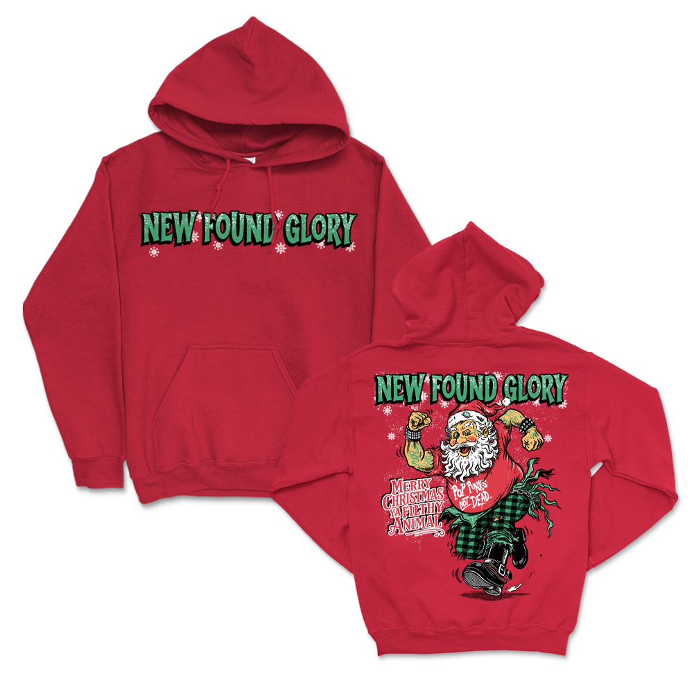 PPND Santa Pullover Hoodie (Red)