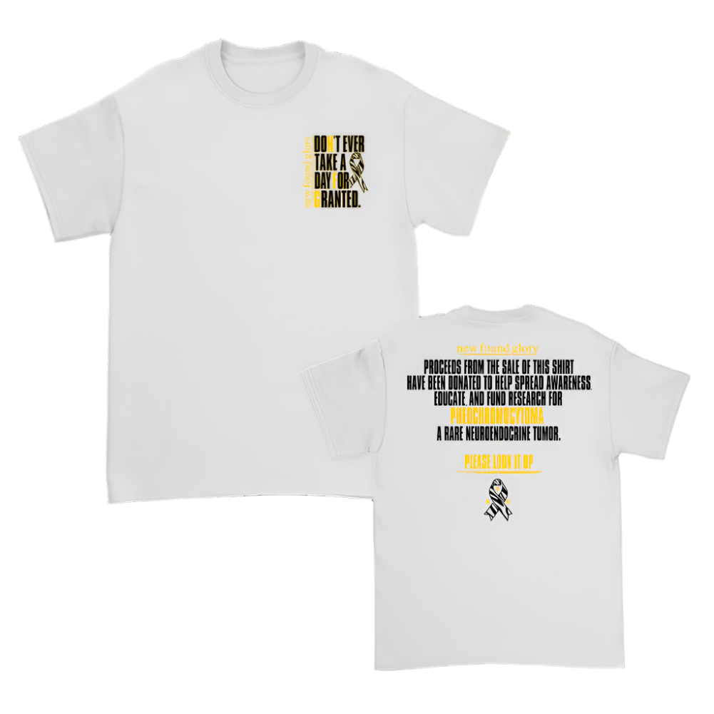 Pheochromocytoma Charity T-Shirt (White)