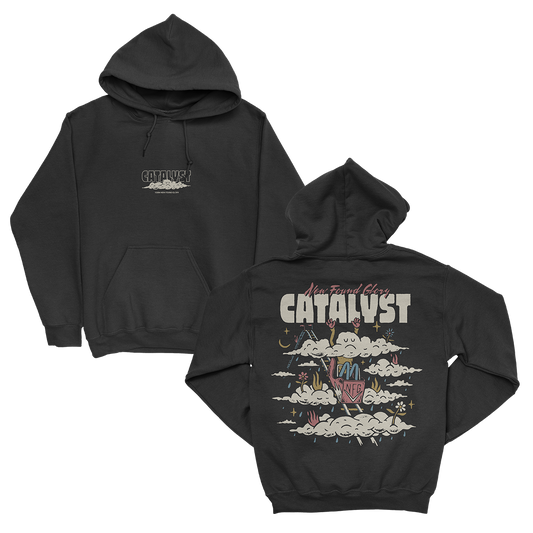 All Downhill Coaster Pullover Hoodie (Black)