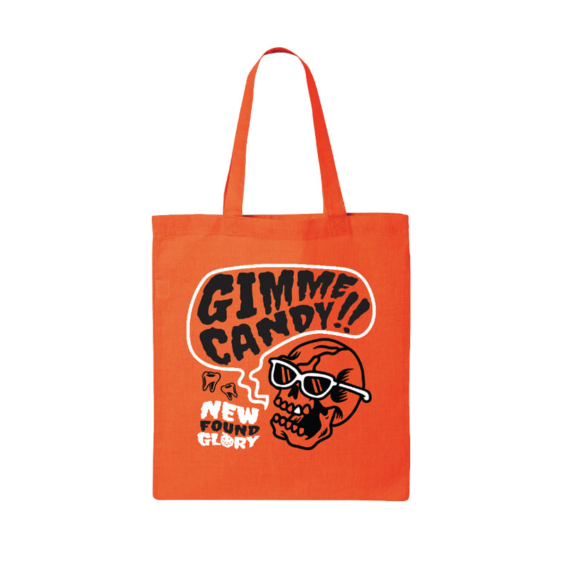 Trick or Treat Halloween Tote Bag (Orange)