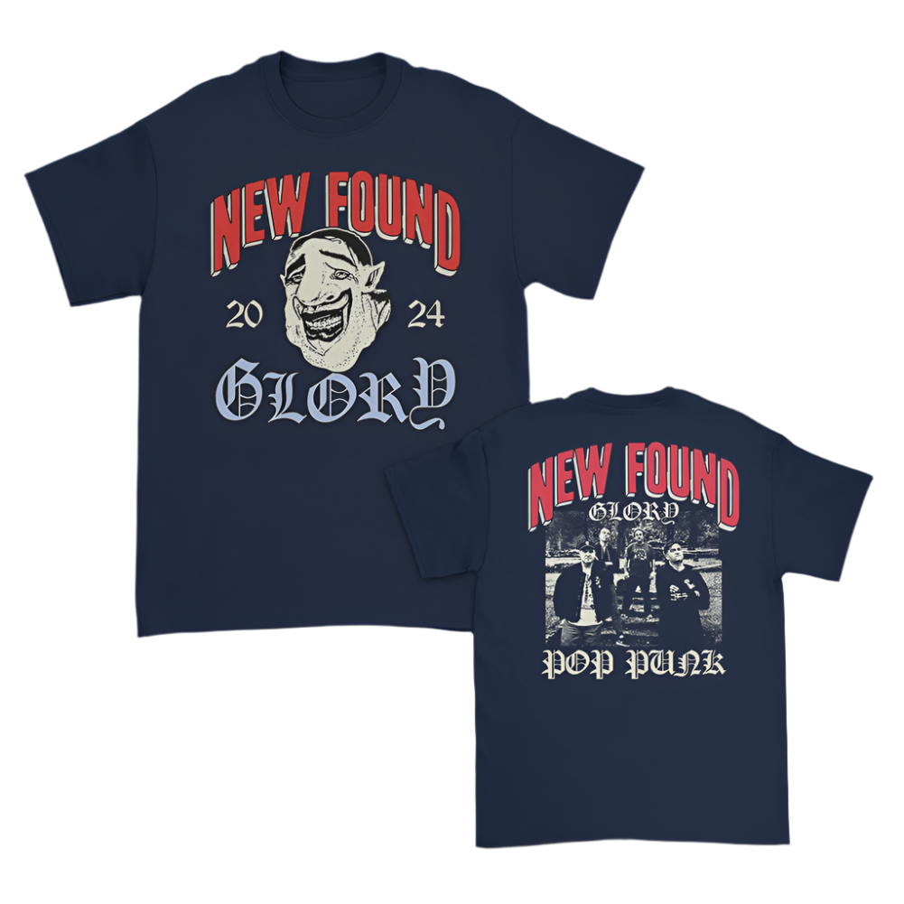 NEW FOUND GLORY Flag レア pop punk 2024 Pop-Punk T-Shirt (Navy) – New Found Glory