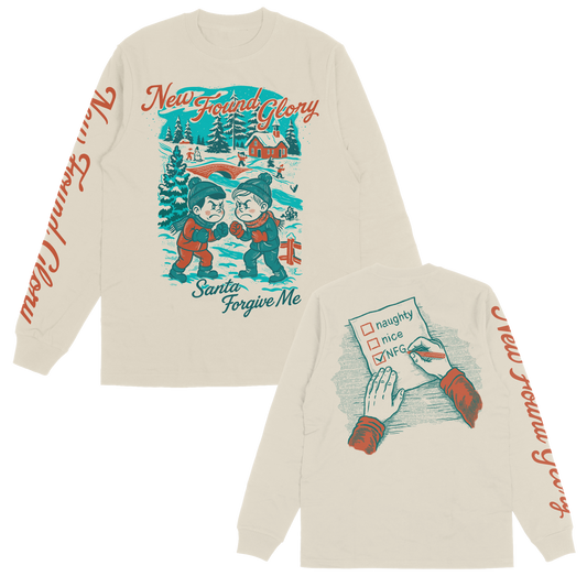 Santa Forgive Me Long Sleeve (Natural)