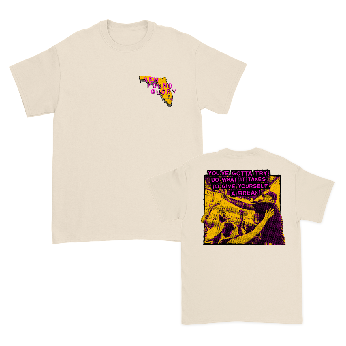 New Found Glory You've Gotta Try! T-Shirt (Natural)