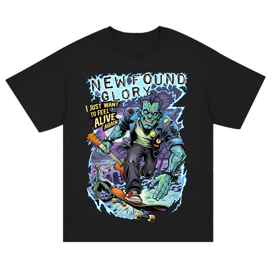 New Found Glory Feel Alive T-Shirt (Black)