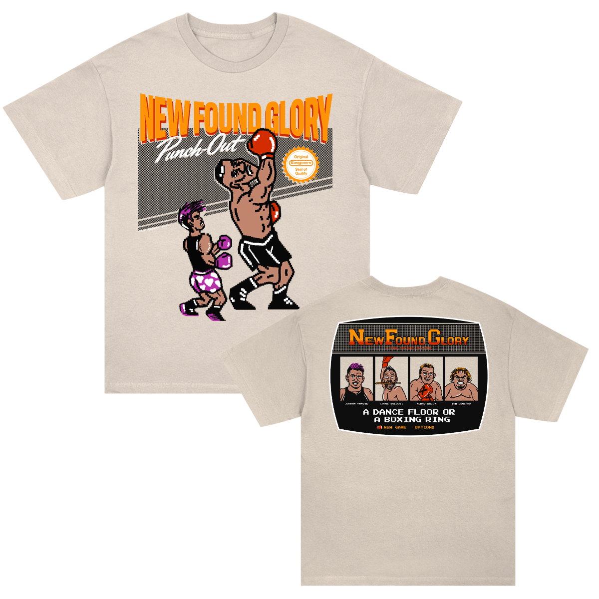 New Found Glory Punch Out T-Shirt (Natural)