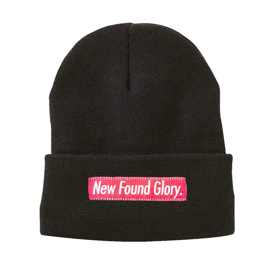 Box Logo Cuff Beanie (Black)