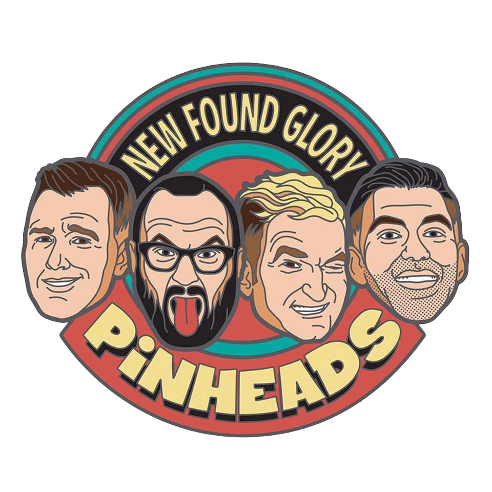 New Found Glory Pinheads Enamel Pin