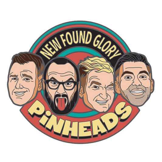 New Found Glory Pinheads Enamel Pin