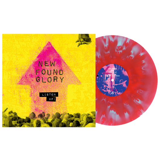 New Found Glory - Listen Up! Tour Variant LP (Cloudy Pink/Teal)